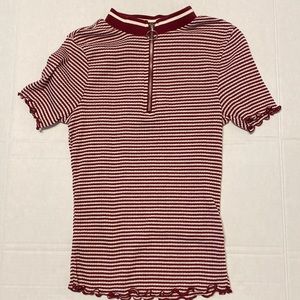 GIRLS Striped top Size M